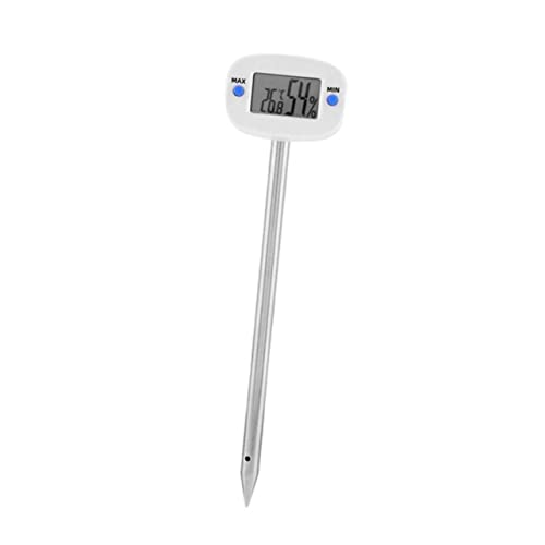 TOYANDONA 1 Stück Bodenfeuchtigkeitsmesser für Garten und Zimmerpflanzen Thermometer mit Präzisen Messspitzen für Pflanzenpflege für Bodentypen und Langlebige Nutzung von TOYANDONA