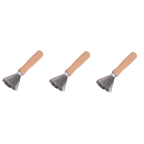 TOYANDONA 1 Stück Garten- und Reinigungsrake Picker sauber Form Werkzeug Blattrake Blumenarrangement-Tool Rechen Kleiner Gartenrake für Blumenbeete Blumenreiniger Metall von TOYANDONA