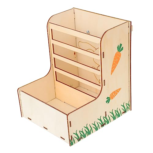 TOYANDONA 1 Stück Kaninchenfutterspender aus Holz Futtertrog mit Großer Kapazität Stabiler Heu Behälter für Kleintiere Einfach zu Montieren und Langlebig TOYANDONA 1 Stück Kaninchenfutterspender aus Holz Futtertrog mit Großer Kapazität Stabiler Heu Behälter für Kleintiere Einfach zu Montieren und Langlebig von TOYANDONA