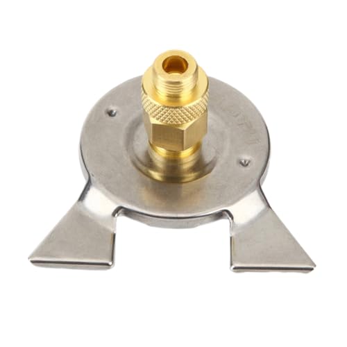 TOYANDONA 1 Stück Mini Gaskartuschen Adapter für Campingkocher Robuster Gas Tank Connector Kupferlegierung Leicht und Tragbar Einfacher für Outdoor TOYANDONA 1 Stück Mini Gaskartuschen Adapter für Campingkocher Robuster Gas Tank Connector Kupferlegierung Leicht und Tragbar Einfacher für Outdoor von TOYANDONA