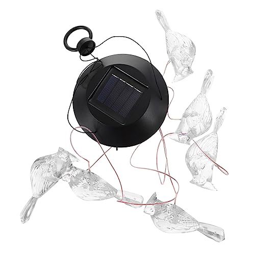 TOYANDONA 1 Stück Solar Wind Chime Gartenlampe Solarbetriebene LED Hängeleuchte für Außenbereich Farbwechselnde Solarleuchte für Garten Terrasse und von TOYANDONA