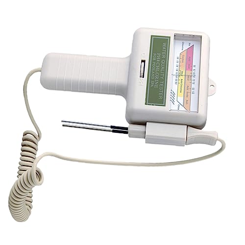 TOYANDONA 1 Stück Wasserqualitätstester für Schwimmbäder Ph Tester ohne Batterie Leicht und Handlich Große Anzeige für Einfache Ablesung von Ph und Sofortige und Präzise Ergebnisse Tragbares von TOYANDONA