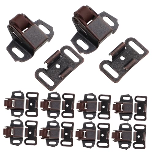 TOYANDONA 10 Sätze Metall-rollenschnäpper für Briefkasten Türverschluss Wetterfester Postkasten Ersatzriegel Universeller Schloss-roller für Möbel Einfache Befestigung Robust und Vielseitig von TOYANDONA