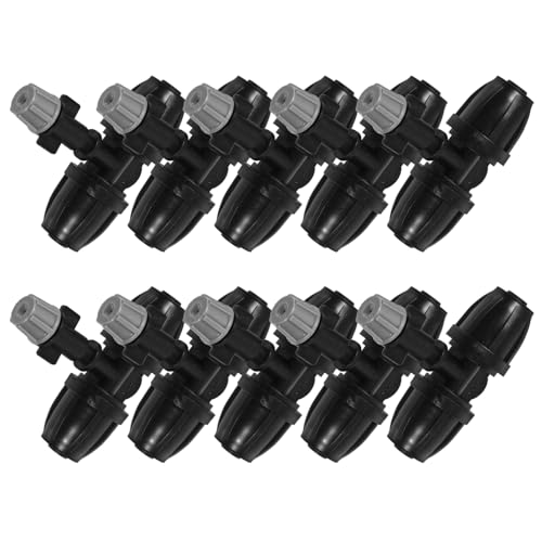TOYANDONA 10 Stück Garten Bewässerungssystem Teilig Automatischer Sprühnebel mit Verbindungsstücken Sprinkler für Effiziente Bewässerung und Kühlung für Pflanzenpflege und Gartenarbeit TOYANDONA 10 Stück Garten Bewässerungssystem Teilig Automatischer Sprühnebel mit Verbindungsstücken Sprinkler für Effiziente Bewässerung und Kühlung für Pflanzenpflege und Gartenarbeit von TOYANDONA