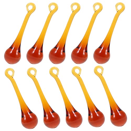 TOYANDONA 10 Stück Kristallanhänger für Kronleuchter Dekorative Prismen für DIY Projekte Hochzeiten und Weihnachtsdekoration Helle Farben für Vielseitige Anwendungen von TOYANDONA