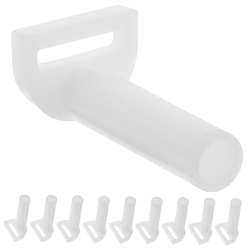 TOYANDONA 10 Stück Outdoor Schirmperlen Terrassenschirm Schwanzperlen Für Schirmdach Ersatzabdeckung Schirm Ersatzdach Schirm Schwanzperlen Ersatzdach Schirm Weißer Kunststoff von TOYANDONA