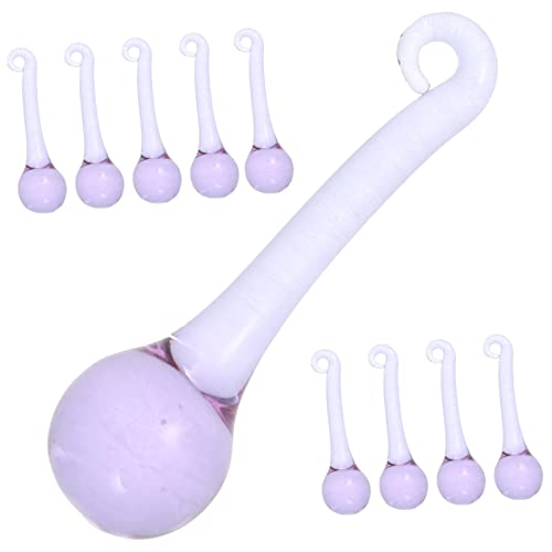 TOYANDONA 10 Stück Teiliges Kristallpendel für Kronleuchter Hängende Deko Ornamente Hochwertigem Farbigem Kristallglas für Wohnzimmer Schlafzimmer und Gartenbeleuchtung von TOYANDONA