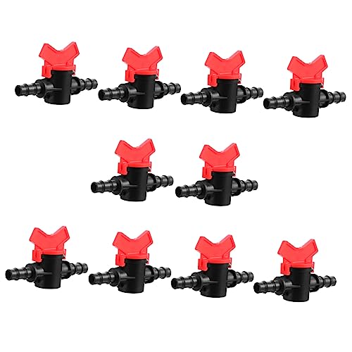 TOYANDONA 10 Stück Teiliges Kugelventile für Gartenschlauch Barbed Tube Connectors für Bewässerungssysteme für Garten Landwirtschaft und Heimgebrauch TOYANDONA 10 Stück Teiliges Kugelventile für Gartenschlauch Barbed Tube Connectors für Bewässerungssysteme für Garten Landwirtschaft und Heimgebrauch von TOYANDONA