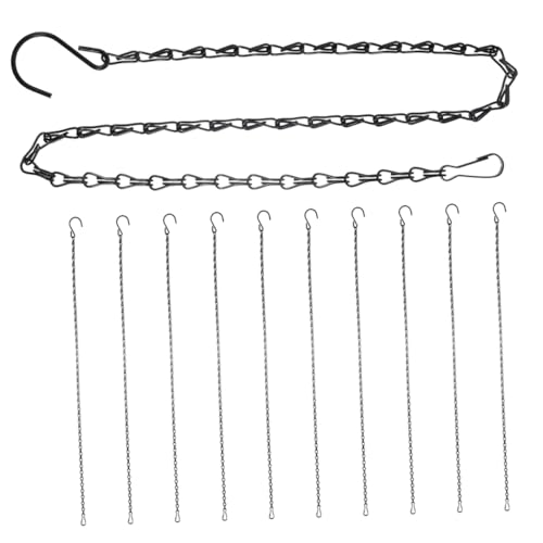 TOYANDONA 10 Stück Teiliges Metall S Haken Hängende Ketten für Blumenampeln Vogelkäfige und Windspiele Lange Robuste Aufhängung Installieren und Praktisch für Garten und Balkon TOYANDONA 10 Stück Teiliges Metall S Haken Hängende Ketten für Blumenampeln Vogelkäfige und Windspiele Lange Robuste Aufhängung Installieren und Praktisch für Garten und Balkon von TOYANDONA