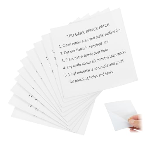 TOYANDONA 10 Stück Teiliges Reparaturset Schwimmring Flicken Selbstklebend Für Luftmatratze Kanu Zelt Reparatur Patch Kit Für Pool Sicherheitsabdeckung Outdoor Gebrauch TOYANDONA 10 Stück Teiliges Reparaturset Schwimmring Flicken Selbstklebend Für Luftmatratze Kanu Zelt Reparatur Patch Kit Für Pool Sicherheitsabdeckung Outdoor Gebrauch von TOYANDONA