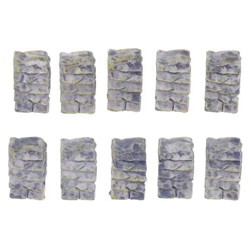 TOYANDONA 10 Stück Teiliges Resin Miniatur Steintreppen Kleine Landschaft Ornament Miniatur Garten Deko Resin Figuren für Aquarium DIY Miniaturwelt Geeignet für Feengärten und Teiche TOYANDONA 10 Stück Teiliges Resin Miniatur Steintreppen Kleine Landschaft Ornament Miniatur Garten Deko Resin Figuren für Aquarium DIY Miniaturwelt Geeignet für Feengärten und Teiche von TOYANDONA