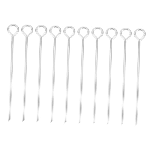 TOYANDONA 10 Stück Teiliges Verzinkte Runde Zeltheringe Robuste Stahl erdnägel für Camping Windfest Rostfrei zum Befestigen von Zelten Planen Pavillons und Gartenabdeckungen TOYANDONA 10 Stück Teiliges Verzinkte Runde Zeltheringe Robuste Stahl erdnägel für Camping Windfest Rostfrei zum Befestigen von Zelten Planen Pavillons und Gartenabdeckungen von TOYANDONA