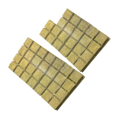 TOYANDONA 100 Stück Anzuchtwürfel Hydroponik Pflanzwürfel Soilless Grow Plugs Starter Cubes Leicht Atmungsaktiv Hohe Wasserhaltefähigkeit für Hydrokultur Zimmergarten von TOYANDONA