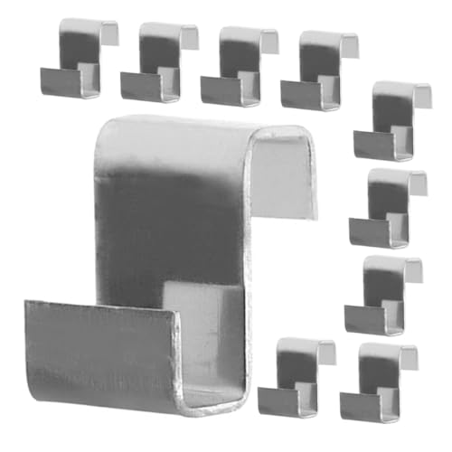 TOYANDONA 100 Stück Gewächshaus Z klammern aus langlebigem Metall Langlebig Stabile Befestigung für Gewächshausscheiben und Hohlkammerplatten Geeignet für Glas Kunststoffpaneele Vielseitig von TOYANDONA