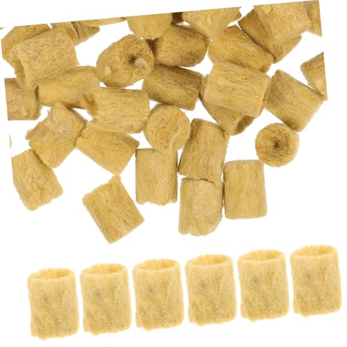 TOYANDONA 100 Stück Hydroponische Steinwolle Anzuchtwürfel Bodenloser Kultivierungsblock mit Wasserspeicherung Starterwürfel für Pflanzenvermehrung und Keimung Gartenzubehör für Gemüse und von TOYANDONA