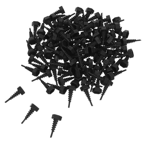 TOYANDONA 100stücke Kunststoffschrauben Für Wurzelfixierung Plastikschrauben Für Anzuchttöpfe Kunststoffnägel Für Gartenpflanztöpfe Pflanznägel Für Freilandbepflanzung Schrauben von TOYANDONA