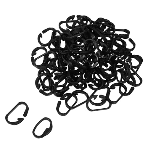 TOYANDONA 100 Stück Pom Kunststoff Karabinerhaken Robuster Zeltclip für Camping Gewächshaus und Abdeckplanen Vielseitige Befestigungshaken für Outdoor Rucksack und Gartenschutz von TOYANDONA
