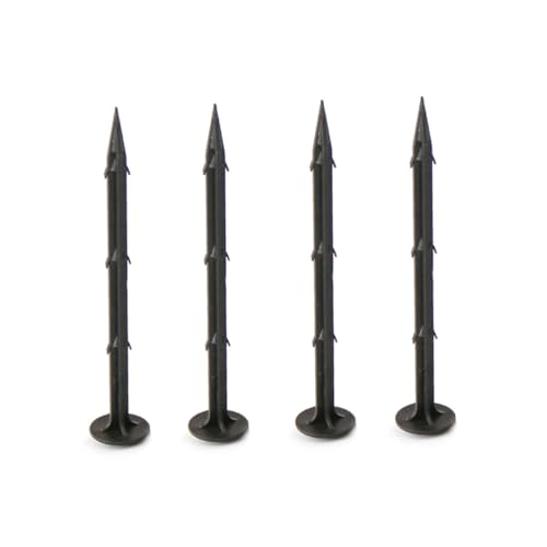 TOYANDONA 100 Stück Teiliges Kunststoff Zeltheringe Schwerlastig mit Spikes Robust für Camping Gartenarbeit und Unkrautvlies Befestigung Schwarz TOYANDONA 100 Stück Teiliges Kunststoff Zeltheringe Schwerlastig mit Spikes Robust für Camping Gartenarbeit und Unkrautvlies Befestigung Schwarz von TOYANDONA
