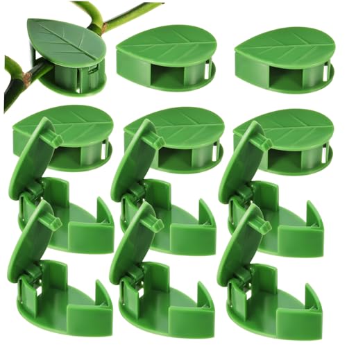 TOYANDONA 100stücke Potho-klammern Für Wand Selbstklebende Rankenklammern Blattförmige Rankenhalter Für Kletterpflanzen Rankenklammern Für Pflanzen Wandbefestigungsklammern Für von TOYANDONA