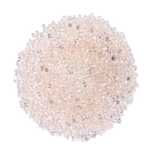 TOYANDONA 1000 Stück Teiliges Transparentes Acryl-Diamant-streudeko in Champagner für Hochzeit Tischdeko Vase Füller DIY Basteln mit Funkelnden Kristall-Accessoires von TOYANDONA