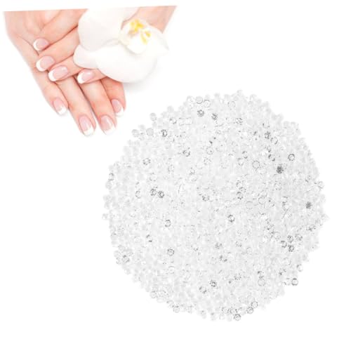 TOYANDONA 1000 Stück Transparente Acryl Diamanten Weiß Hochzeit Deko Kristalle Vase Füller Bastelsteine Party Streudeko für Tisch Braut Shower Feier von TOYANDONA