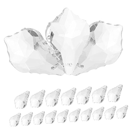 TOYANDONA 10stücke Kristallanhänger Für Kronleuchter Transparente Hängedekoration Facettierte Kristallprismen Für Heimdekoration Und Handwerk von TOYANDONA