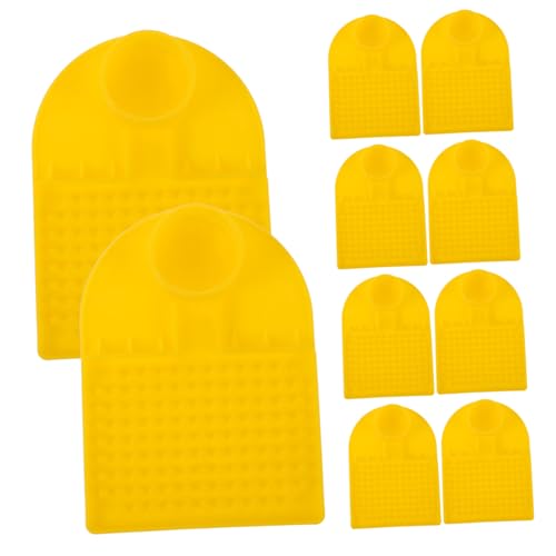 TOYANDONA 12 Stück -Feeder Bienenwässerungsstation Biene Waterer Runde -Wasserfuttermittel Imkerewerkzeug zum Füttern von Wasser Imkerei Werkzeug Gelb TOYANDONA 12 Stück -Feeder Bienenwässerungsstation Biene Waterer Runde -Wasserfuttermittel Imkerewerkzeug zum Füttern von Wasser Imkerei Werkzeug Gelb von TOYANDONA