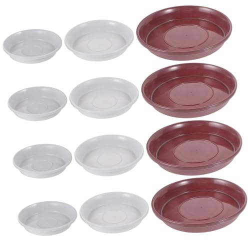 TOYANDONA 12 Stück Teiliges Pflanzuntersetzer Stabilem Kunststoff Runde Pflanzenschale in Verschiedenen Wasserabweisend und Strapazierfähig für Blumentöpfe Innen und Außen Zufällige Farbe TOYANDONA 12 Stück Teiliges Pflanzuntersetzer Stabilem Kunststoff Runde Pflanzenschale in Verschiedenen Wasserabweisend und Strapazierfähig für Blumentöpfe Innen und Außen Zufällige Farbe von TOYANDONA