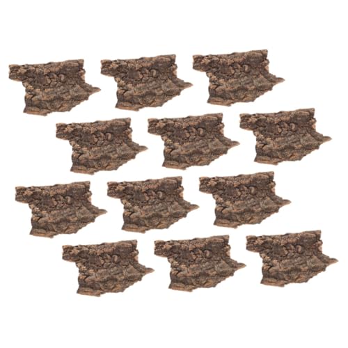 TOYANDONA 12 Stücke Holz Schildkröte Aalen Plattform Reptil Klettern Decor Künstliche Rinde Fliesen Für Reptil Tank TOYANDONA 12 Stücke Holz Schildkröte Aalen Plattform Reptil Klettern Decor Künstliche Rinde Fliesen Für Reptil Tank von TOYANDONA
