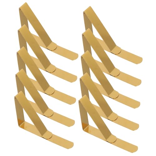 TOYANDONA 12Stücke rutschfeste Tischdeckenklammern Verstellbare Clips für Outdoor Tischdecken Winddicht und Wetterbeständig für Partys Hochzeiten und Feiertage von TOYANDONA