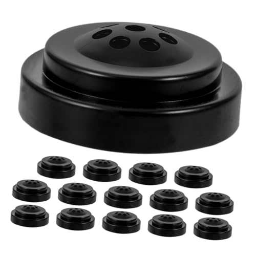 TOYANDONA 15stücke Fahnenmasthalterung Für Schreibtisch Mini-fahnenständer Löchern Schwarzer Sockel Für Büros Konferenzräume Und Tischdekoration von TOYANDONA