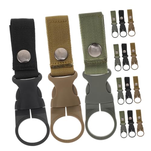 TOYANDONA 15 Stück Teiliges Nylon Wasserflaschenclip mit Robustem Karabiner Leichter Flaschenhalter für Rucksack und Outdoor Kompakt Strapazierfähig für Wandern Trekking Camping und Sport von TOYANDONA