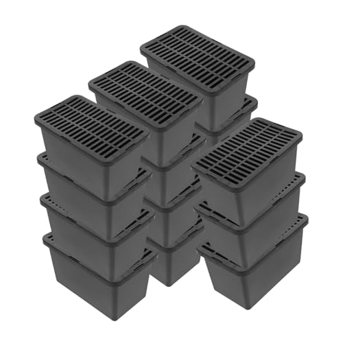 TOYANDONA 15 Stück Teiliges Tragbares Reptilien-transportbehälter aus Robustem Kunststoff mit Deckel Atmungsaktiv für Schildkröten Eidechsen Hamster und Kleine Haustiere Praktischer von TOYANDONA