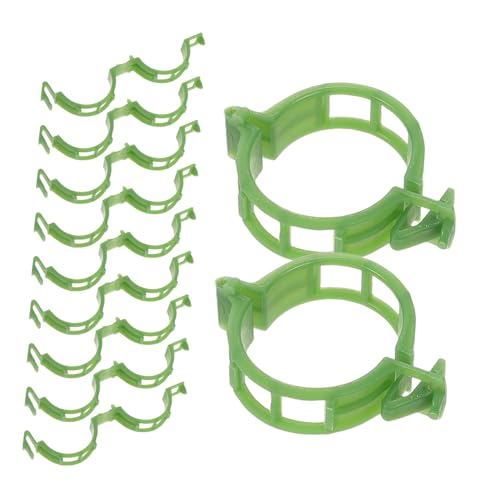 TOYANDONA 150 Stück Teiliges Transparente Pflanzenstützklammern aus Kunststoff mit Ringförmiger Struktur für Tomaten Gurken und Kletterpflanzen Einfache Befestigung Bruchsichere Halterung TOYANDONA 150 Stück Teiliges Transparente Pflanzenstützklammern aus Kunststoff mit Ringförmiger Struktur für Tomaten Gurken und Kletterpflanzen Einfache Befestigung Bruchsichere Halterung von TOYANDONA