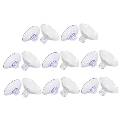 TOYANDONA 16 Stück Katzen -hängematte Saugnapfbecher Katze Saugnapf Ersatz Saugnäpfe Für Katzensitz-saugnapf Katze Hängemattensaugne -tassenersatz Saugnapfbecher Schwer PVC Transparent von TOYANDONA