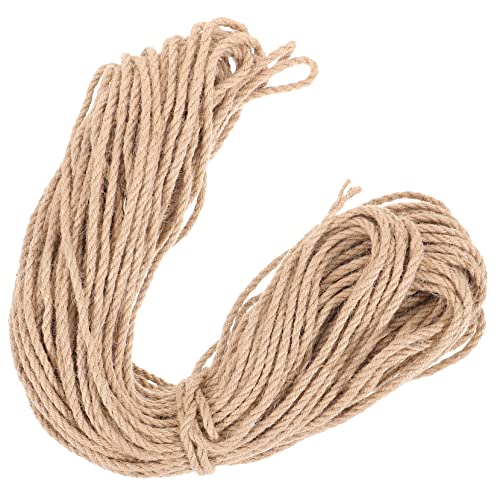 TOYANDONA 1Rolle DIY Sisal Seil für Katzenkratzbaum Langlebig Reparierbar und Vielseitig Einsetzbar für Kreative Projekte und Garten Dekoration von TOYANDONA