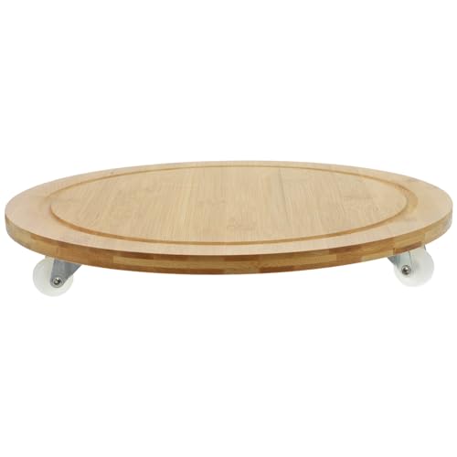 TOYANDONA 1Satz Rollbarer Blumentopfständer mit Pflanzwagen für Innenräume Stabiler Pflanzenroller für Schwere Blumentöpfe Drehbare Basis für von TOYANDONA