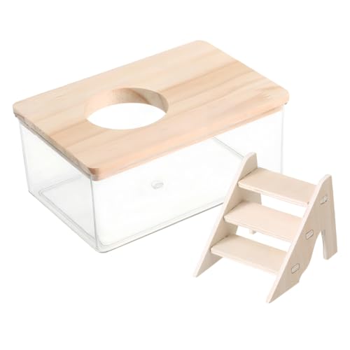 TOYANDONA 1Satz Sandbad für Hamster Verstellbare Tür zu Reinigendes Sandbadbehälter Multifunktionales Zubehör für Kleintiere und Entspannen TOYANDONA 1Satz Sandbad für Hamster Verstellbare Tür zu Reinigendes Sandbadbehälter Multifunktionales Zubehör für Kleintiere und Entspannen von TOYANDONA
