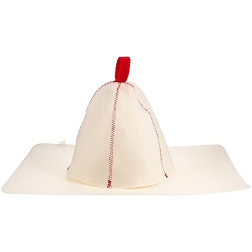 TOYANDONA 1Satz Sauna Hut für Frauen Atmungsaktiver Duschhut Hochwertigem Filz mit Kissen Teilig für Sauna Dampfbad und Badezimmeranwendungen von TOYANDONA
