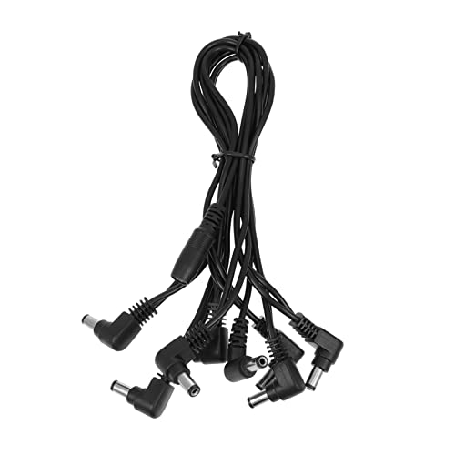 TOYANDONA 1Stk Effekt Netzkabel kabel für elektrische gitarre flaches Netzkabel Stromversorgung Gitarren Instrumenteneffektorkabel Effektor-Verbindungskabel Pedal Stromkabel Polarlinie PVC von TOYANDONA