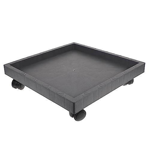 TOYANDONA 1Stück Blumenroller mit Rädern Bewegliches Pflanzentopf Tablett Robustem Kunststoff für Innen und Außenbereich für Wohnzimmer Garten und Einfache von TOYANDONA