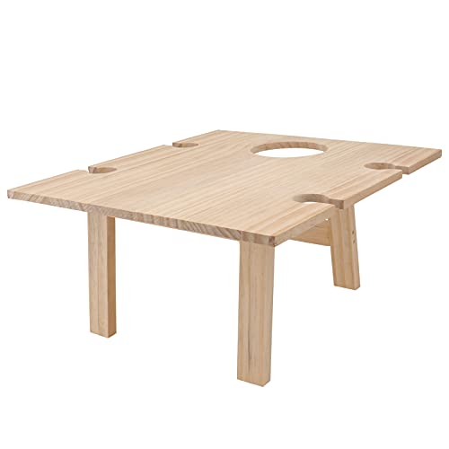 TOYANDONA 1Stück Faltbarer Picknick Weintisch Tragbarer Quadratischer Tisch für Camping Garten und Strand Robustes Design für Weinpartys und Outdoor Veranstaltungen TOYANDONA 1Stück Faltbarer Picknick Weintisch Tragbarer Quadratischer Tisch für Camping Garten und Strand Robustes Design für Weinpartys und Outdoor Veranstaltungen von TOYANDONA
