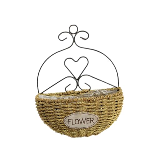 TOYANDONA 1stücke Handgefertigter Wandblumenkorb Aus Weide Mit Wasserdichter Innenauskleidung Für Hängende Pflanzen Im Innen Außenbereich Deko Für Wohnzimmer Schlafzimmer Cafés Und Mehr TOYANDONA 1stücke Handgefertigter Wandblumenkorb Aus Weide Mit Wasserdichter Innenauskleidung Für Hängende Pflanzen Im Innen Außenbereich Deko Für Wohnzimmer Schlafzimmer Cafés Und Mehr von TOYANDONA