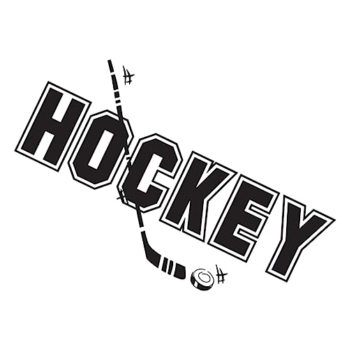 TOYANDONA Sport Wandsticker 1stk Eishockey Hockey-wandtattoo Hockey Wandtattoo Hintergrund Kind Entfernbar Wandaufkleber PVC Wandtattoo von TOYANDONA