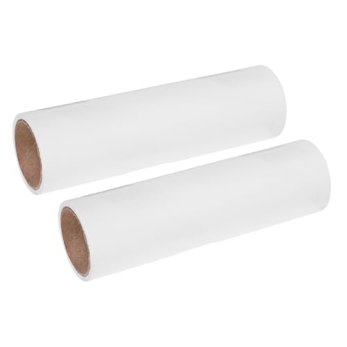 TOYANDONA 2 Rollen Ersatz Lint Roller Nachfüllpapier Rolle Stark Klebend Abreißbar Effektive Fusselentfernung für Kleidung Möbel Sofas und Bettwäsche Langlebig und Formstabil von TOYANDONA