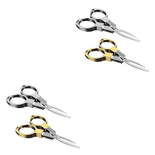 TOYANDONA 2 Sätze Faltbare Professionelle Angelschneider Rostfreier Kompakte Sichere Scheren Für Angler Mit Rutschfestem Griff Für Angelboote Und Outdoor Aktivitäten 2 Stück * 2 von TOYANDONA