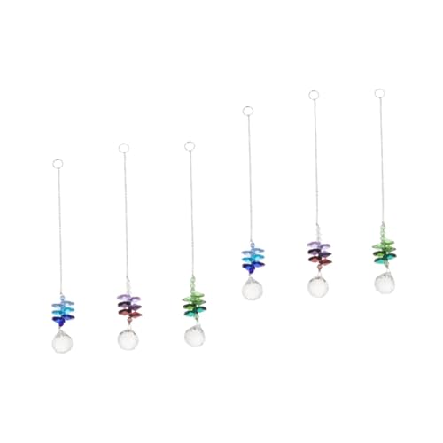 TOYANDONA 2 Sätze Farbenfrohe Perlenbügeldekoration Hängend Ornament Dekorationen Strudel Wohnaccessoires Haushängedekor Groß Zubehör Party Fensterkristalle Glas Zufällige Farbe 3 Stücke * 2 TOYANDONA 2 Sätze Farbenfrohe Perlenbügeldekoration Hängend Ornament Dekorationen Strudel Wohnaccessoires Haushängedekor Groß Zubehör Party Fensterkristalle Glas Zufällige Farbe 3 Stücke * 2 von TOYANDONA