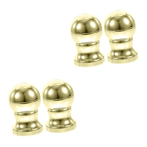 TOYANDONA 2 Sätze Flaggenmast Finials Dekorative Topper Für Fahnenmasten Goldene Flaggenmast Verzierung Gartenaccessoires Zur Verschönerung Von Flaggen 2 Stücke * 2 von TOYANDONA