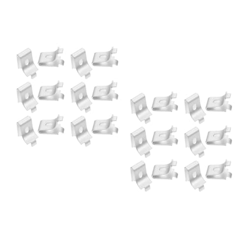 TOYANDONA 2 Sätze Regalstützclips Verstellbare Halterungen Für Für Bücherregale Vitrinen Und Weinkästen Rostbeständig Und Langlebig 50 Stück * 2 von TOYANDONA