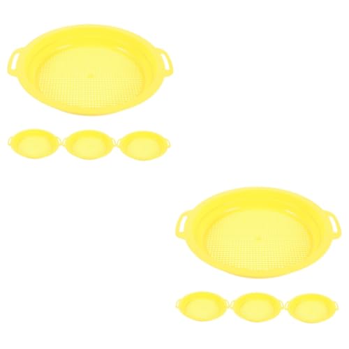 TOYANDONA 2 Sätze Teiliges Goldwaschpfannen Hand Sieb Für Goldprospektion Goldfilter Für Verschiedene Einsatzorte Sifting Pan Für Mineralien 4 Stück * 2 TOYANDONA 2 Sätze Teiliges Goldwaschpfannen Hand Sieb Für Goldprospektion Goldfilter Für Verschiedene Einsatzorte Sifting Pan Für Mineralien 4 Stück * 2 von TOYANDONA